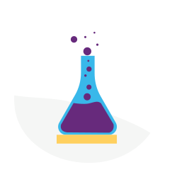 Bubbling Potion in a flask