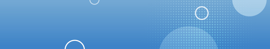 A callout bar with a blue circle pattern.